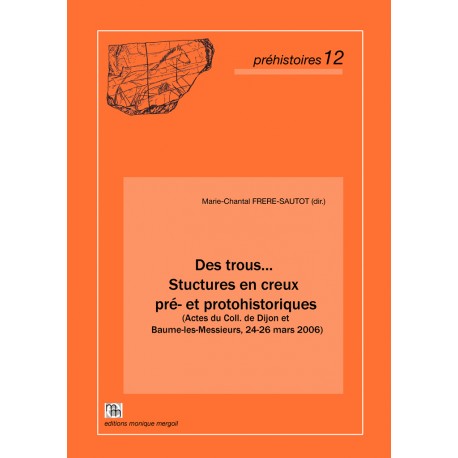 Des trous... Stuctures en creux pré- et protohistoriques